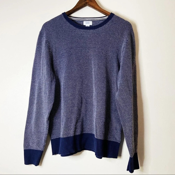 Knit Crewneck Sweater 100% Cotton Size XL Old Navy Fall Winter - Picture 8 of 8